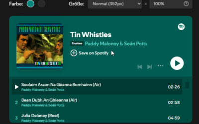 Seolaim Araon Na Geanna Romhainn/Tin Whistles by Paddy Moloney & Sean Potts